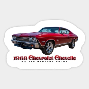 1968 Chevrolet Chevelle Malibu Hardtop Coupe Sticker